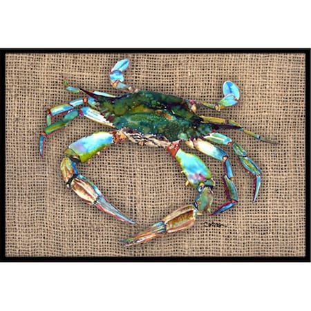 Jensendistributionservices Crab Indoor Or Outdoor Doormat, 24 x 36 in. MI2554942